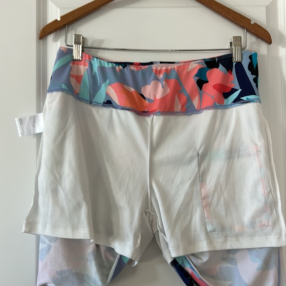 Tribal Sport Multicolor Floral Abstract Golf Tennis Skort Medium - Picture 13 of 14